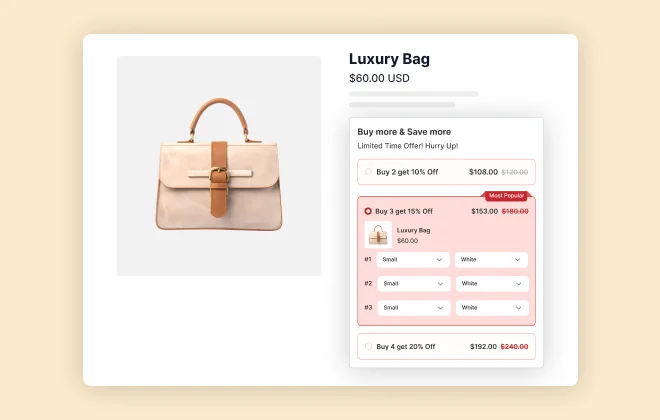DiscountRay on a Shopify store