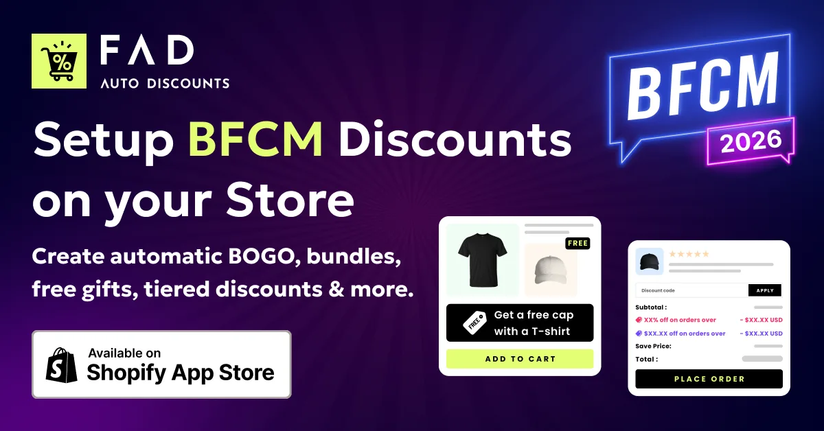 FAD: Upsell & Bundle Discounts banner