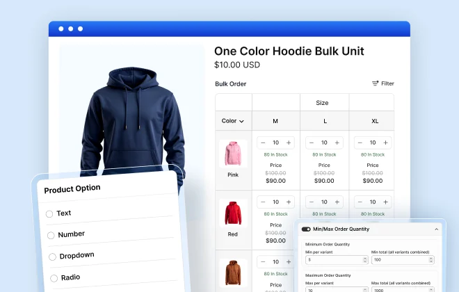 MultiVariants on a Shopify store